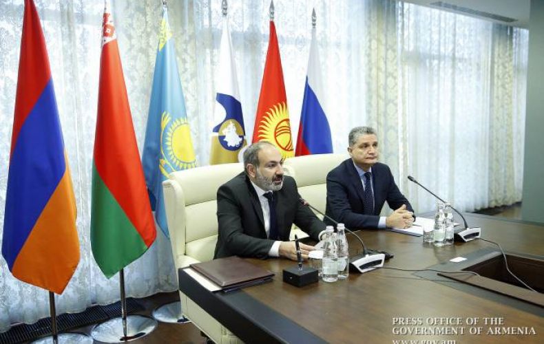 We will do utmost to maintain positive integration dynamics, Pashinyan says as Armenia assumes EEU presidency