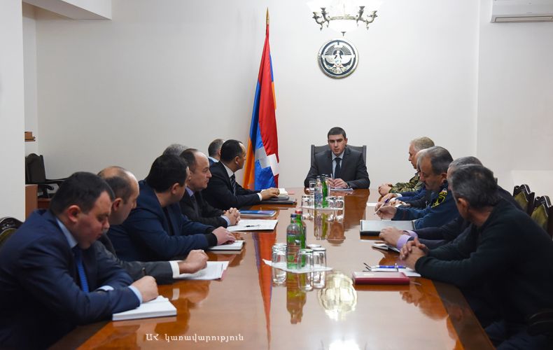 Artsakh State Minister convoked a working consultation on the safe use of natural gas