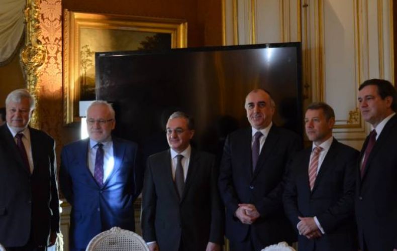 Armenia, Azerbaijan FMs’ meeting kicks off in Paris
