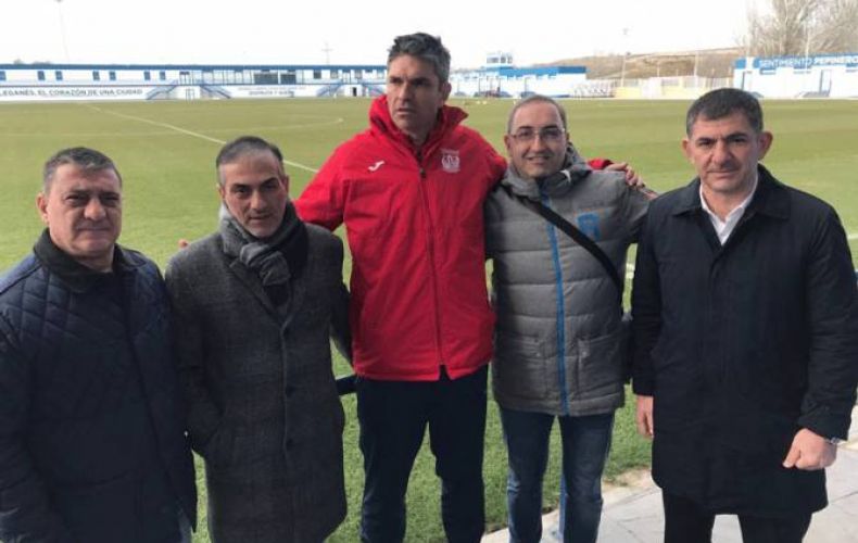 Հայաստանի ազգային հավաքականի մարզիչները հետևել են «Լեգանեսի» մարզմանը