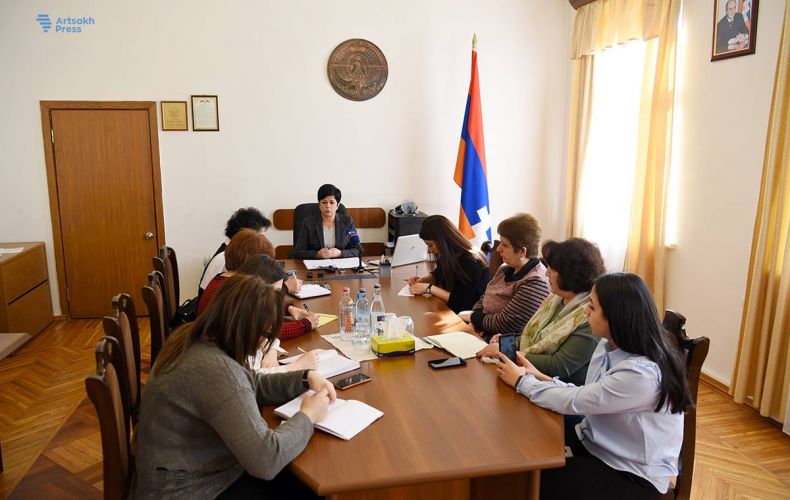 Press Conference of the Ministry of Education, Science and Sport of Artsakh Republic took place