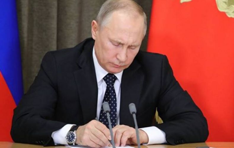 Putin signs decree abolishing some special economic measures against Turkey