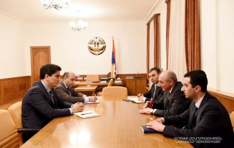 President of Artsakh receives authorized representative of Armenian Government to ECHR