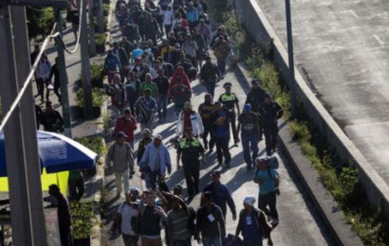 US send 250 troops to Texas due to migrant caravan