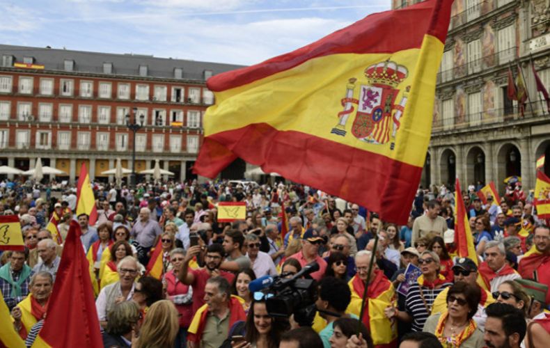 Thousands demonstrate in Spain over Catalon independence campaign