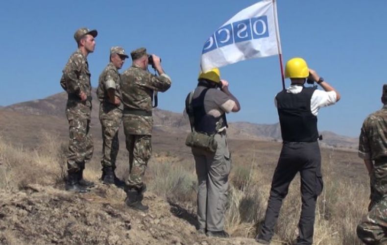 OSCE conducts ceasefire monitoring at Artsakh-Azerbaijan line of contact