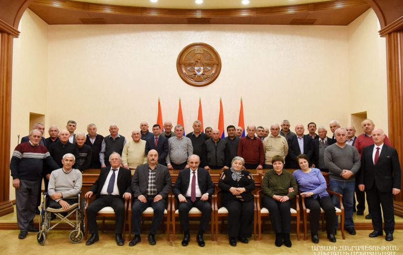 President Bako Sahakyan received a group of the Artsakh Movement activists