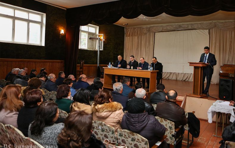 New residential district to be built in Askeran. Artsakh State Minister visited the city