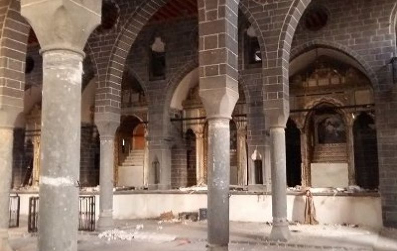Դիարբեքիրում թուրք-քրդական բախումներից վնասված Սուրբ Կիրակոս եկեղեցին շուտով վերանորոգվելու է
