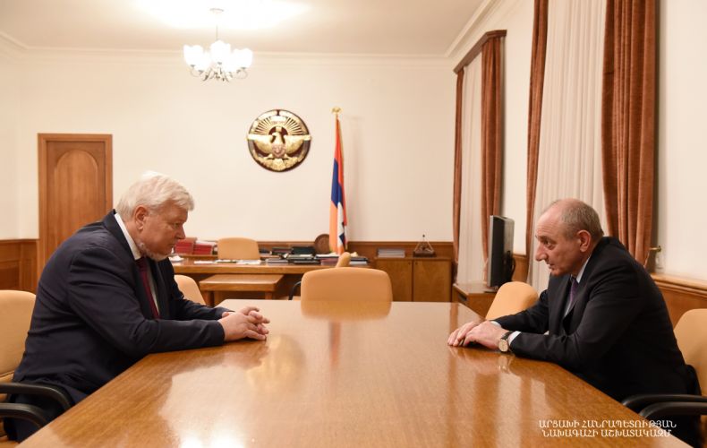 Artsakh President, OSCE’s Andrzej Kasprzyk meet to discuss LoC situation