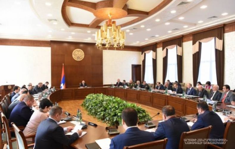 President Sahakyan chaired the meeting of the Cabinet