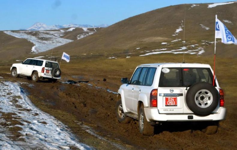 OSCE conducts ceasefire monitoring on Artsakh-Azerbaijan line of contact