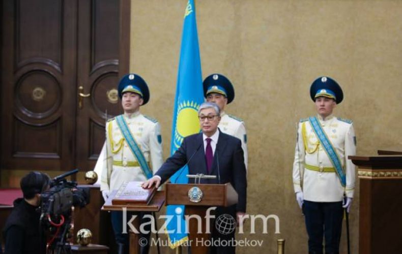 Tokayev sworn in as Kazakhstan’s interim president

