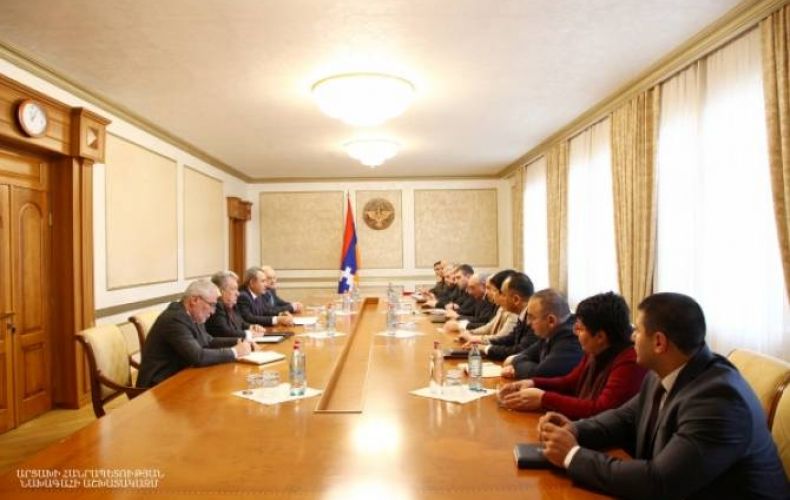 President of Artsakh receives chairman of Pan-Armenian Games' World Committee
