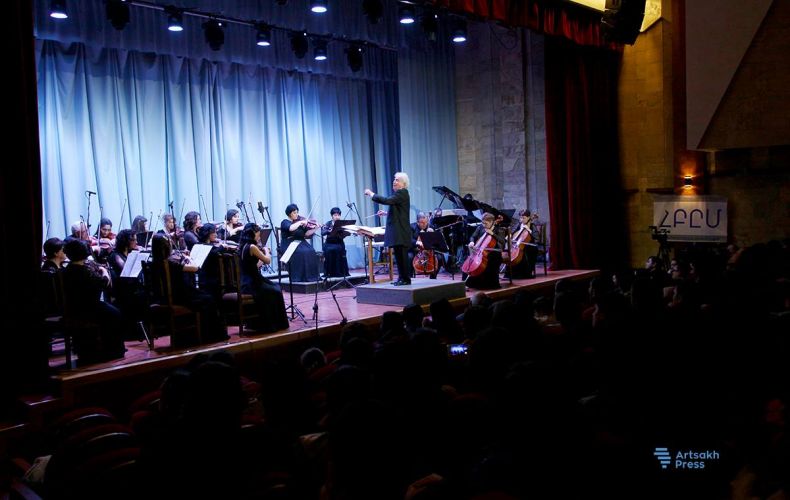 Artsakh, Armenian Presidents attend concert marking 15th anniversary of Artsakh State Chamber Orchestra