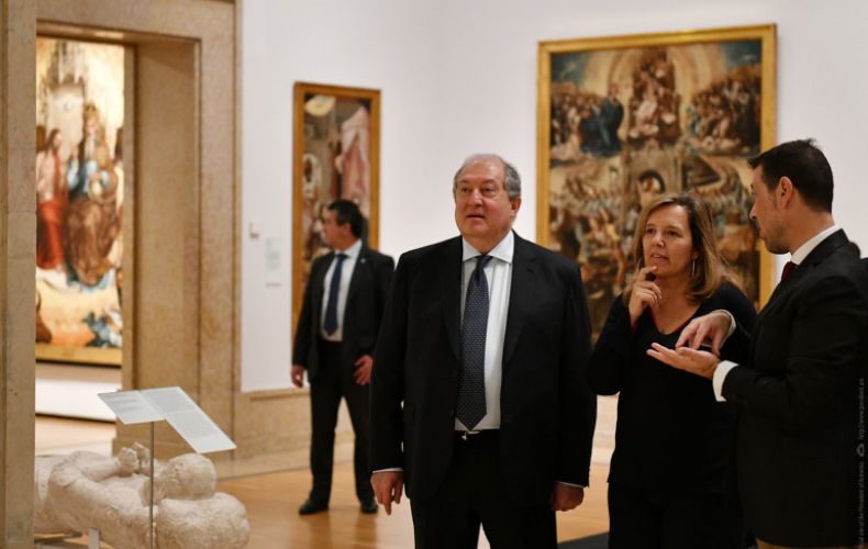 Արմեն Սարգսյանն այցելել է Լիսաբոնի Հնամյա արվեստի ազգային թանգարան
