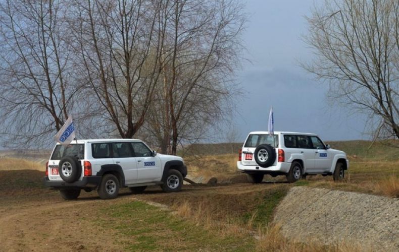 OSCE conducts ceasefire monitoring on Artsakh-Azerbaijan border