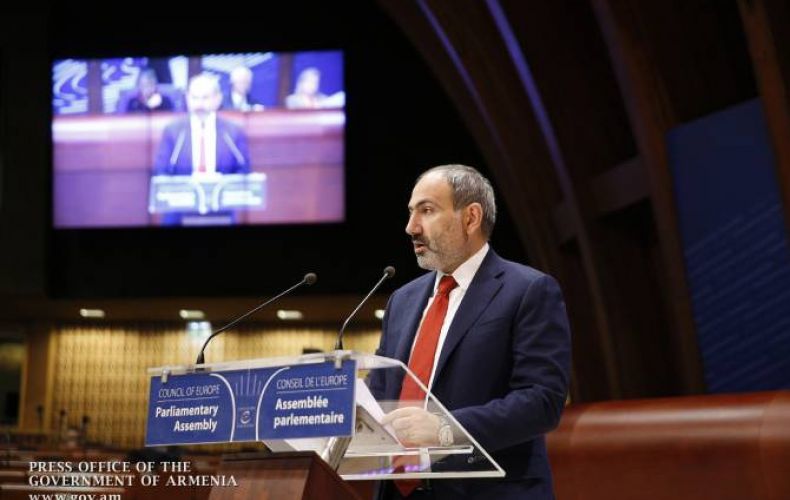 Pashinyan highlights importance of Artsakh’s return to negotiation process on NK conflict settlement during PACE session