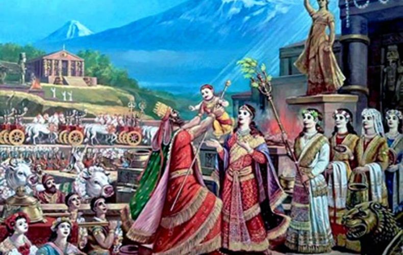 Հայ արիներն ու համախմբված արիադավան ազգայնականները նշեցին Զատիկը՝ Աստվածամայր Անահիտի տոնը

