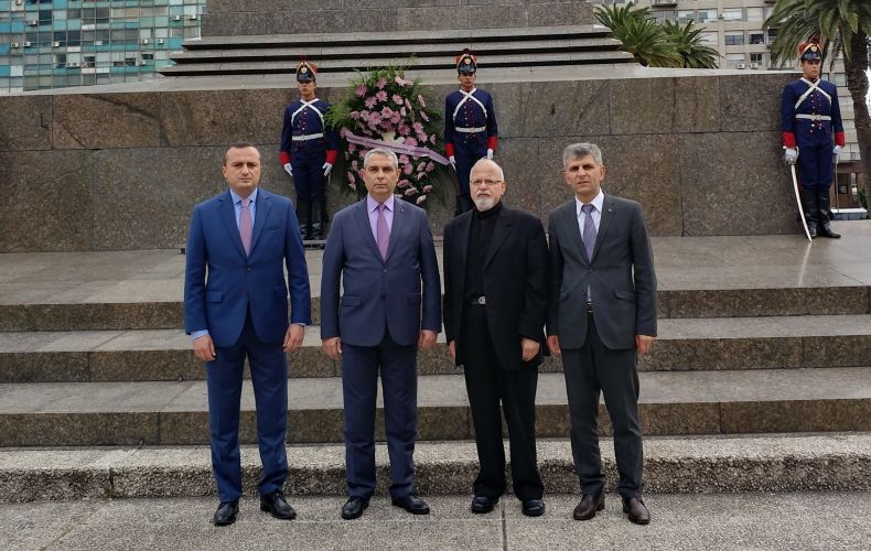 The Artsakh Delegation Participated in the Events Dedicated to the 104th Anniversary of the Armenian Genocide Held in Uruguay