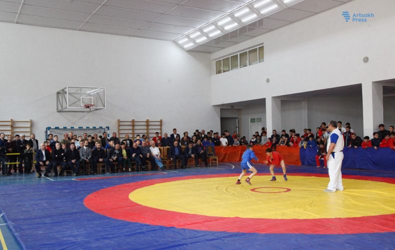 President of Artsakh attends opening ceremony of International Junior Sambo Championship in Stepanakert