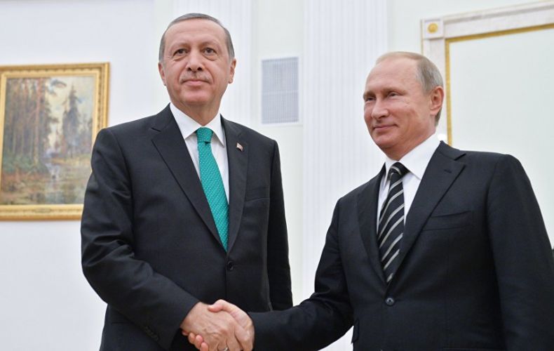 Russia’s Putin, Turkish Erdogan Discuss Ceasefire Violation in Syria by Militants