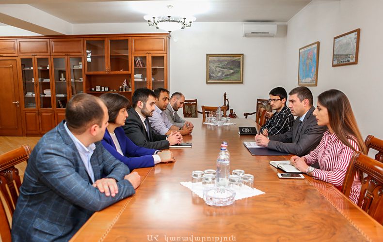 Grigory Martirosyan received the delegation headed by Hovhannes Movsisyan