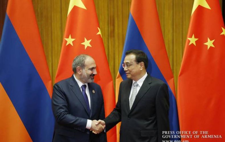 Չինաստանի վարչապետը կարևորել է Հայաստանի հետ երկկողմ տնտեսական կապերի հետագա զարգացումը
