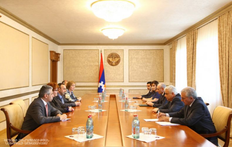 Bako Sahakyan received president of Constitutional Court of the Republic of Armenia Hrayr Tovmasyan