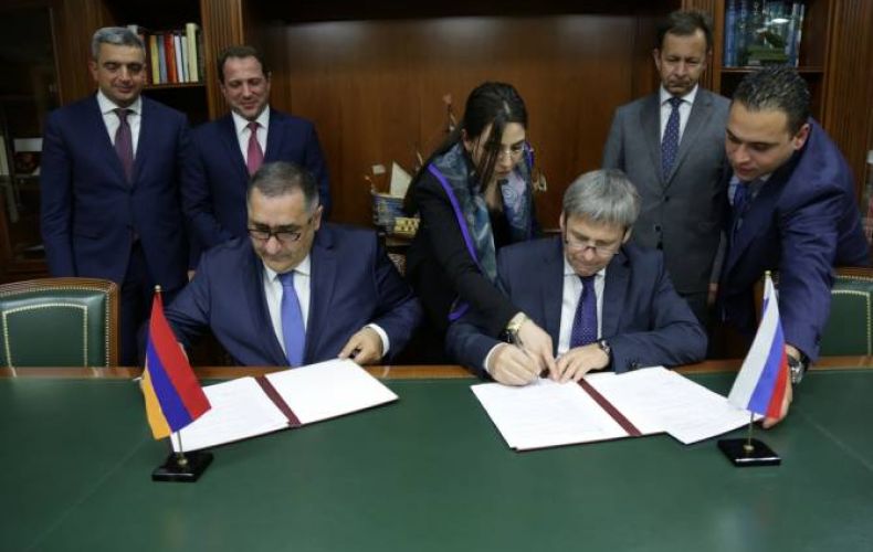 Հայաստանի ՊՆ «Զինառ» և Ռուսաստանի ՊՆ «Վոենտորգ» ընկերությունները համագործակցության հուշագիր են ստորագրել