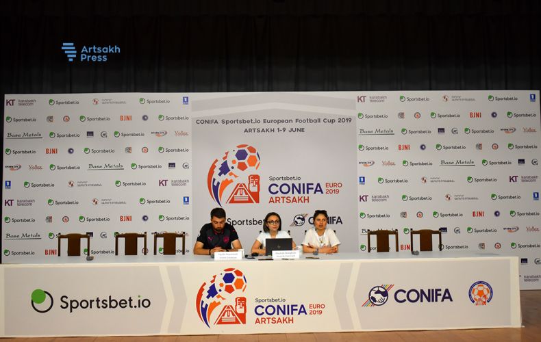 Представители СМИ CONIFA в Арцахе провели пресс-конференцию