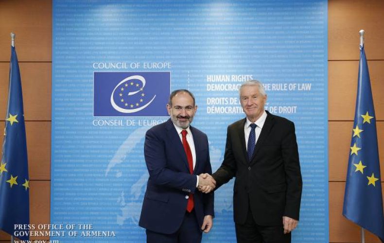 CoE greatly appreciates Armenian PM’s firm commitment to pursue judicial reform agenda: Jagland’s letter to Pashinyan