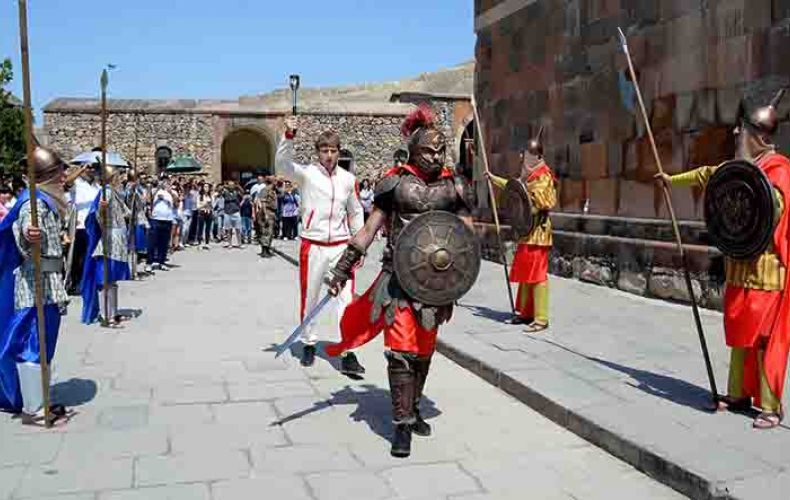 Second torch lit in Khor Virap for the 7th Pan-Armenian Games