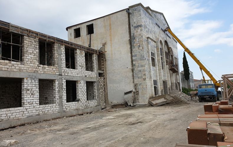 В Арцахском государственном университете продолжаются ремонтно-строительные работы