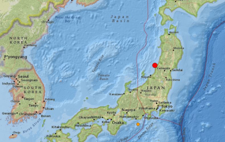 Ճապոնիայում ցունամիի վտանգի նախազգուշացում է տրվել 6.5 մագնիտուդ ուժգնության երկրաշարժից հետո