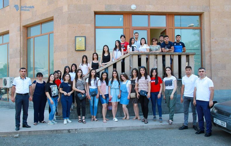 Artsakh State University Students left for Armenia on cognitive visit