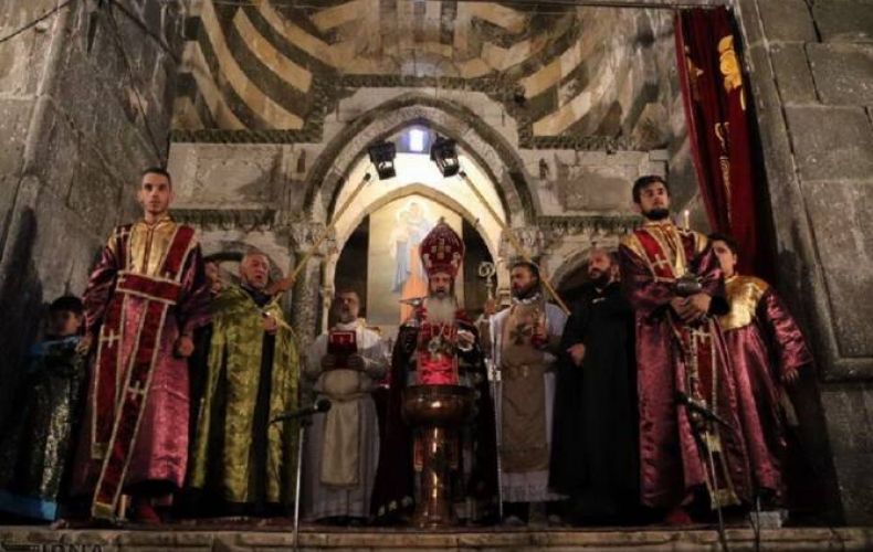 Armenians preparing for religious ceremony in Iran’s St. Thaddeus Monastery