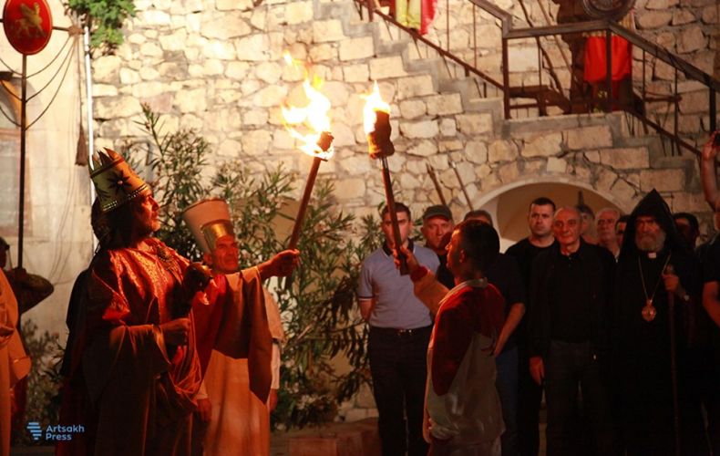 В Тигранакерте зажгли факел 7-х летних Панармянских игр
