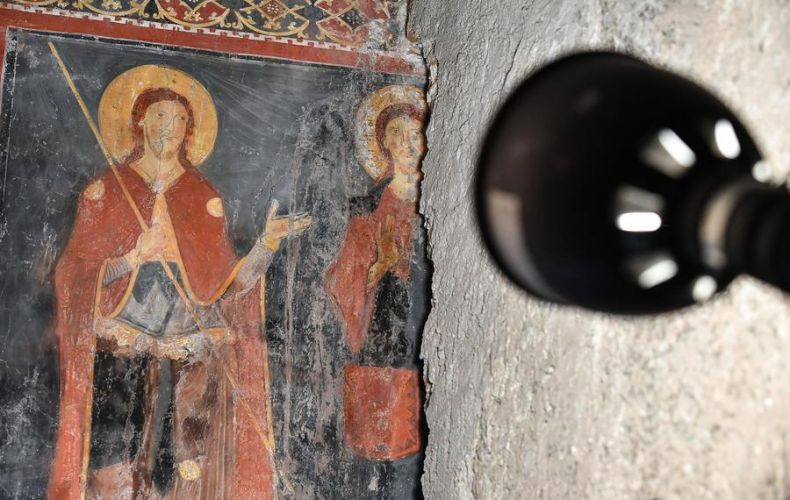 Հռոմում հազվագյուտ միջնադարյան որմնանկար է հայտնաբերվել՝ Քրիստոսի պատկերով
