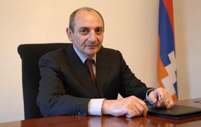 Бако Саакян направил телеграммы соболезнования президенту и премьеру Армении в связи с трагическим ДТП