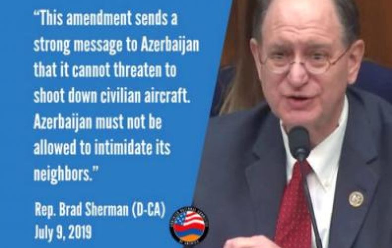 ԱՄՆ կոմիտեն կքվեարկի Շերմանի լրացումը, որով արգելվում է Ադրբեջանին մի շարք զինատեսակների վաճառքը