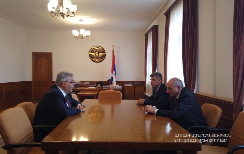 Artsakh President receives ARF Dashnaktsutyun Party Bureau representative