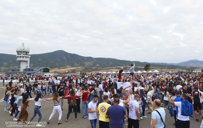 Artsakh's President participates in solemn event in the framework of 7th Pan-Armenian Summer Games