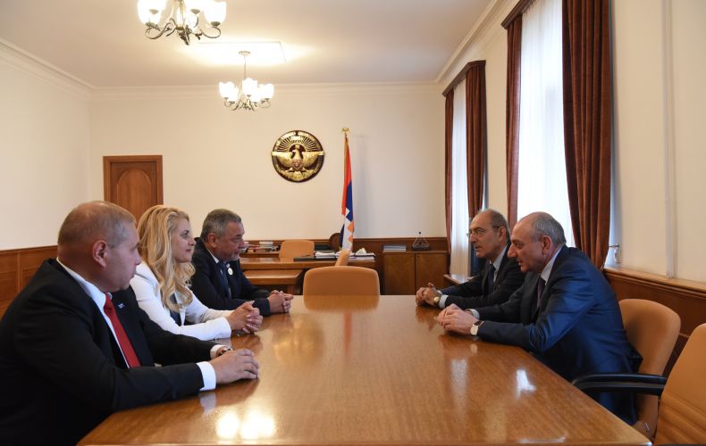 Artsakh Republic President Bako Sahakyan received a group of deputies of the Bulgarian Parliament