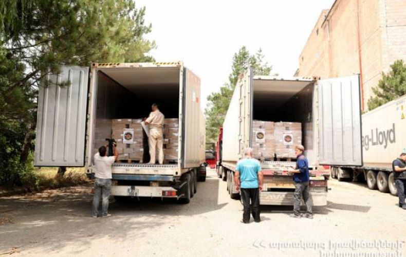 По общему решению правительств Армении и России в Сирию отправлена гуманитарная помощь