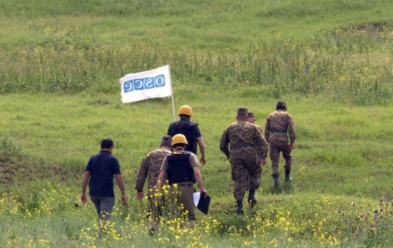 OSCE Mission conducted a planned monitoring at Artsakh-Azerbaijan Line of Contact