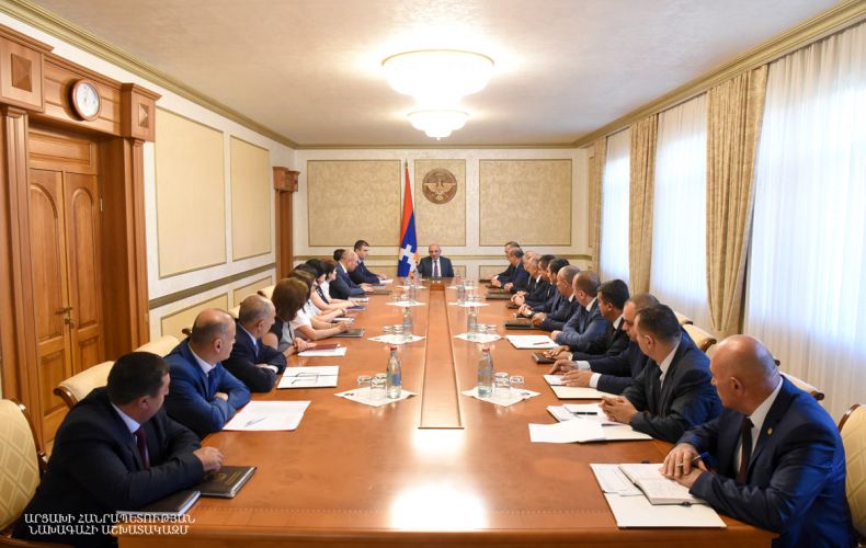 Bako Sahakyan had a meeting with a group of representatives of the ministry of finance
