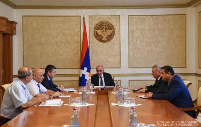 Bako Sahakyan convened working consultation on the recent water supply issues in Stepanakert
