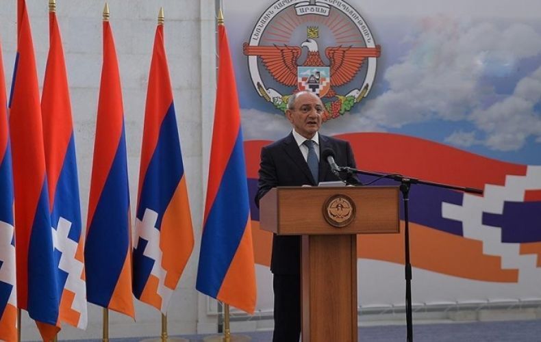 President Bako Sahakyan addresses congratulatory message on Day of Artsakh Republic