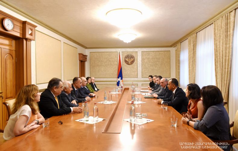 Bako Sahakyan receives delegation of ''Hayastan'' All Armenian Fund
